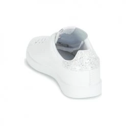 Chaussures Femme Baskets basses Victoria DEPORTIVO BASKET PIEL Blanc / Argenté -Baskets mode Soldes 3577462 500 E