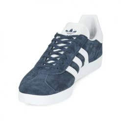 Chaussures Baskets basses adidas Originals GAZELLE Marine -Baskets mode Soldes 3654061 500 C