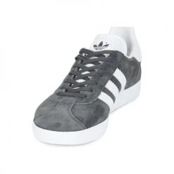 Chaussures Baskets basses adidas Originals GAZELLE Gris foncé -Baskets mode Soldes 3654062 500 C
