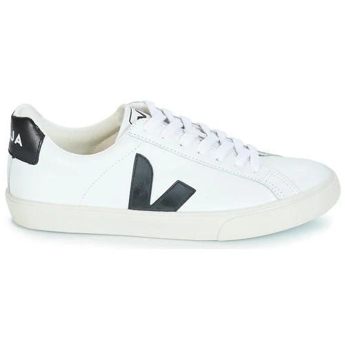 Chaussures Baskets basses Veja ESPLAR LOW LOGO Blanc / Noir 2 Chaussures Baskets basses Veja ESPLAR LOW LOGO Blanc / Noir – Image 2