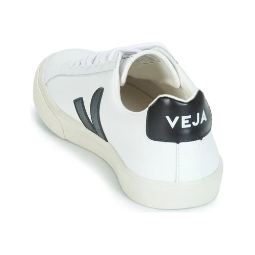 Chaussures Baskets basses Veja ESPLAR LOW LOGO Blanc / Noir 5 Chaussures Baskets basses Veja ESPLAR LOW LOGO Blanc / Noir – Image 5