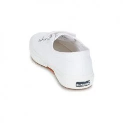 Chaussures Femme Baskets basses Superga 2750 COT3 VEL U Blanc -Baskets mode Soldes 4565082 500 E