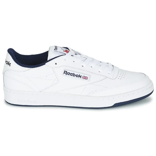 Chaussures Baskets basses Reebok Classic CLUB C 85 Blanc / Bleu 2 Chaussures Baskets basses Reebok Classic CLUB C 85 Blanc / Bleu – Image 2