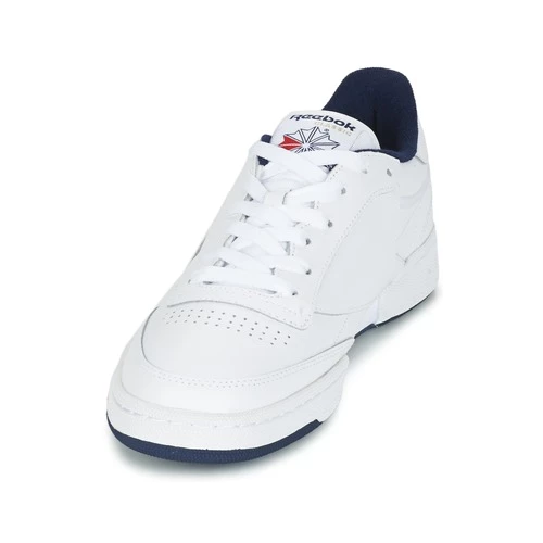 Chaussures Baskets basses Reebok Classic CLUB C 85 Blanc / Bleu 3 Chaussures Baskets basses Reebok Classic CLUB C 85 Blanc / Bleu – Image 3