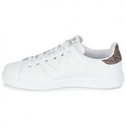Chaussures Femme Baskets basses Victoria DEPORTIVO BASKET PIEL Blanc / Rose Glitter -Baskets mode Soldes 4767095 500 D