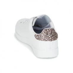 Chaussures Femme Baskets basses Victoria DEPORTIVO BASKET PIEL Blanc / Rose Glitter -Baskets mode Soldes 4767095 500 E