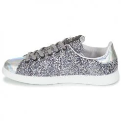 Chaussures Femme Baskets basses Victoria DEPORTIVO BASKET PIEL Argenté -Baskets mode Soldes 4767110 500 D
