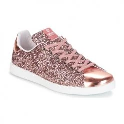 Chaussures Femme Baskets basses Victoria DEPORTIVO BASKET GLITTER Rose
