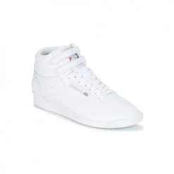 Chaussures Femme Baskets montantes Reebok Classic FREESTYLE HI Blanc / Argent