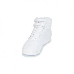Chaussures Femme Baskets montantes Reebok Classic FREESTYLE HI Blanc / Argent -Baskets mode Soldes 5978 500 C