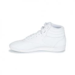 Chaussures Femme Baskets montantes Reebok Classic FREESTYLE HI Blanc / Argent -Baskets mode Soldes 5978 500 D