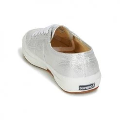 Chaussures Femme Baskets basses Superga 2750-LAMEW Silver -Baskets mode Soldes 5992034 500 E