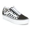 Chaussures Femme Baskets basses Vans OLD SKOOL PLATFORM Noir / Blanc