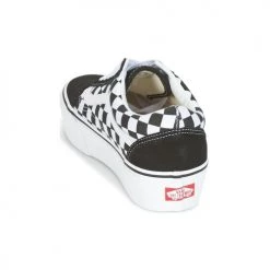 Chaussures Femme Baskets basses Vans OLD SKOOL PLATFORM Noir / Blanc -Baskets mode Soldes 6094955 500 E
