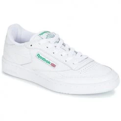 Chaussures Baskets basses Reebok Classic CLUB C 85 Blanc/ vert