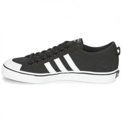 Chaussures Baskets basses adidas Originals NIZZA Noir -Baskets mode Soldes 6687775 500 D