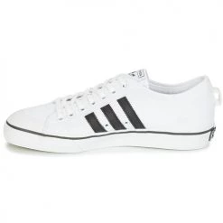 Chaussures Baskets basses adidas Originals NIZZA Blanc -Baskets mode Soldes 6687776 500 D