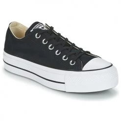 Chaussures Femme Baskets basses Converse CHUCK TAYLOR ALL STAR LIFT CANVAS OX Noir