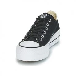 Chaussures Femme Baskets basses Converse CHUCK TAYLOR ALL STAR LIFT CANVAS OX Noir -Baskets mode Soldes 6931264 500 C