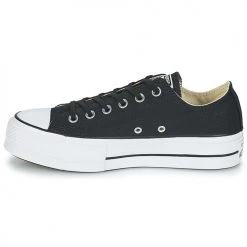 Chaussures Femme Baskets basses Converse CHUCK TAYLOR ALL STAR LIFT CANVAS OX Noir -Baskets mode Soldes 6931264 500 D