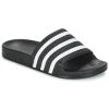 Chaussures Baskets basses adidas Originals ADILETTE Noir / blanc