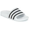Chaussures Baskets basses adidas Originals ADILETTE Blanc / noir