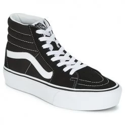 Baskets mode Soldes 11 Chaussures Femme Baskets montantes Vans SK8-HI PLATFORM 2.1 Noir / Blanc