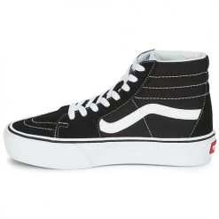 Chaussures Femme Baskets montantes Vans SK8-HI PLATFORM 2.1 Noir / Blanc -Baskets mode Soldes 7800590 500 D