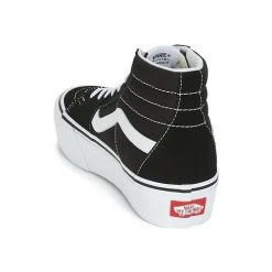 Chaussures Femme Baskets montantes Vans SK8-HI PLATFORM 2.1 Noir / Blanc -Baskets mode Soldes 7800590 500 E