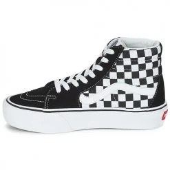 Chaussures Baskets montantes Vans SK8-HI PLATFORM 2.1 Noir / Blanc -Baskets mode Soldes 7800595 500 D