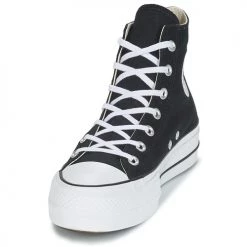 Chaussures Femme Baskets montantes Converse CHUCK TAYLOR ALL STAR LIFT CANVAS HI Noir -Baskets mode Soldes 8151802 500 C