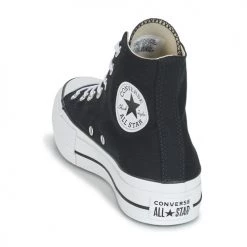 Chaussures Femme Baskets montantes Converse CHUCK TAYLOR ALL STAR LIFT CANVAS HI Noir -Baskets mode Soldes 8151802 500 E