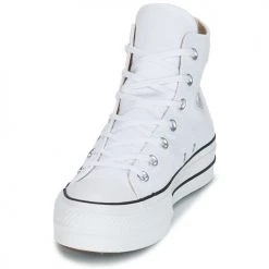 Chaussures Femme Baskets montantes Converse CHUCK TAYLOR ALL STAR LIFT CANVAS HI Blanc -Baskets mode Soldes 8151803 500 C