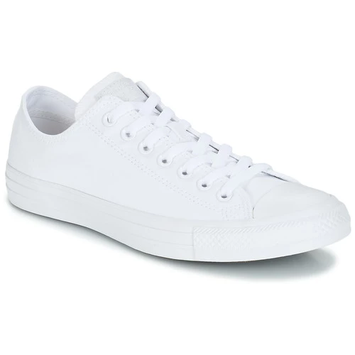 Chaussures Baskets basses Converse CHUCK TAYLOR ALL STAR MONOCHROME OX Blanc 1 Chaussures Baskets basses Converse CHUCK TAYLOR ALL STAR MONOCHROME OX Blanc