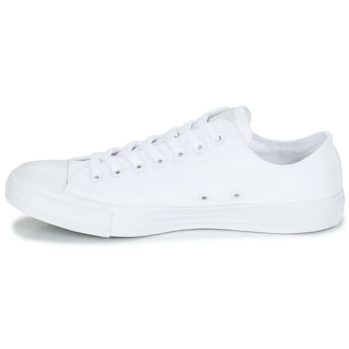 Chaussures Baskets basses Converse CHUCK TAYLOR ALL STAR MONOCHROME OX Blanc 4 Chaussures Baskets basses Converse CHUCK TAYLOR ALL STAR MONOCHROME OX Blanc – Image 4