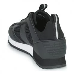 Chaussures Baskets basses Emporio Armani EA7 LACES U Noir -Baskets mode Soldes 9342821 500 E