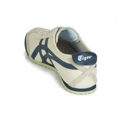 Chaussures Baskets basses Onitsuka Tiger MEXICO 66 LEATHER Beige / Bleu -Baskets mode Soldes 9819170 500 E