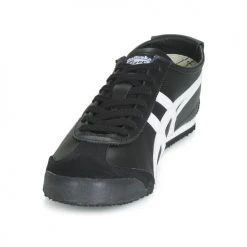 Chaussures Baskets basses Onitsuka Tiger MEXICO 66 LEATHER Noir / Blanc -Baskets mode Soldes 9819171 500 C