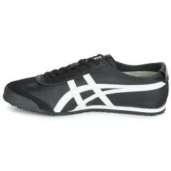 Chaussures Baskets basses Onitsuka Tiger MEXICO 66 LEATHER Noir / Blanc -Baskets mode Soldes 9819171 500 D